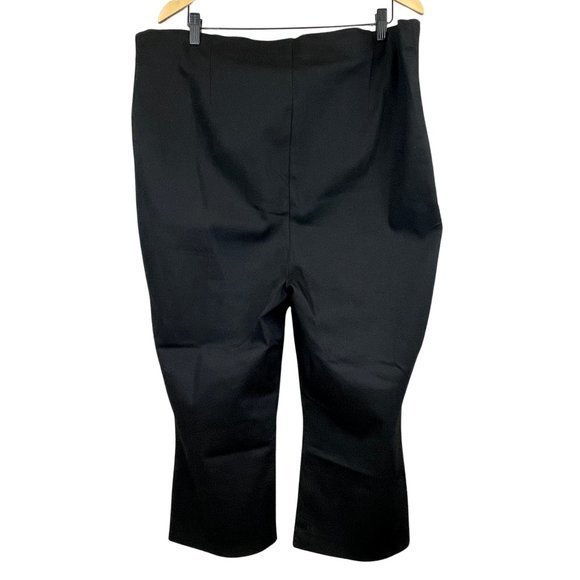 Madewell Black Cropped Pants Jeans Fraser Demi-Boot Women's Plus 36 - Picture 3 of 5